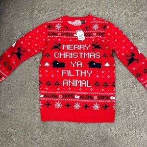 Merry Christmas Ya Filthy Animal Christmas Sweater